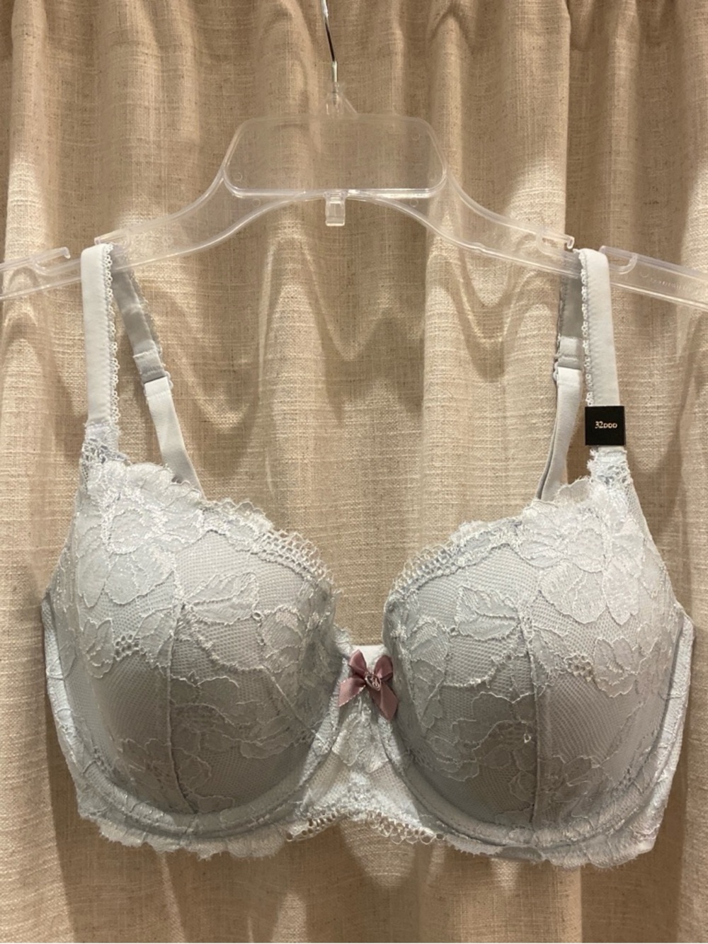 NWT Victoria's Secret Baby Blue Lace Underwire Bra